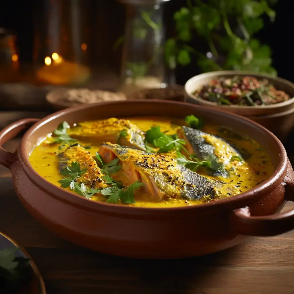 Fish Curry with Mustard and Poppy Seed Paste