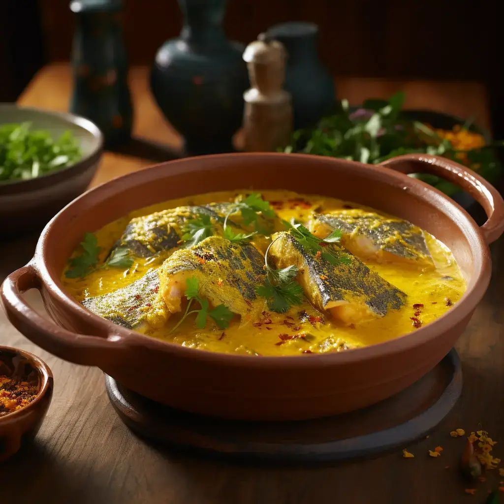 Fish Curry with Mustard and Poppy Seed Paste