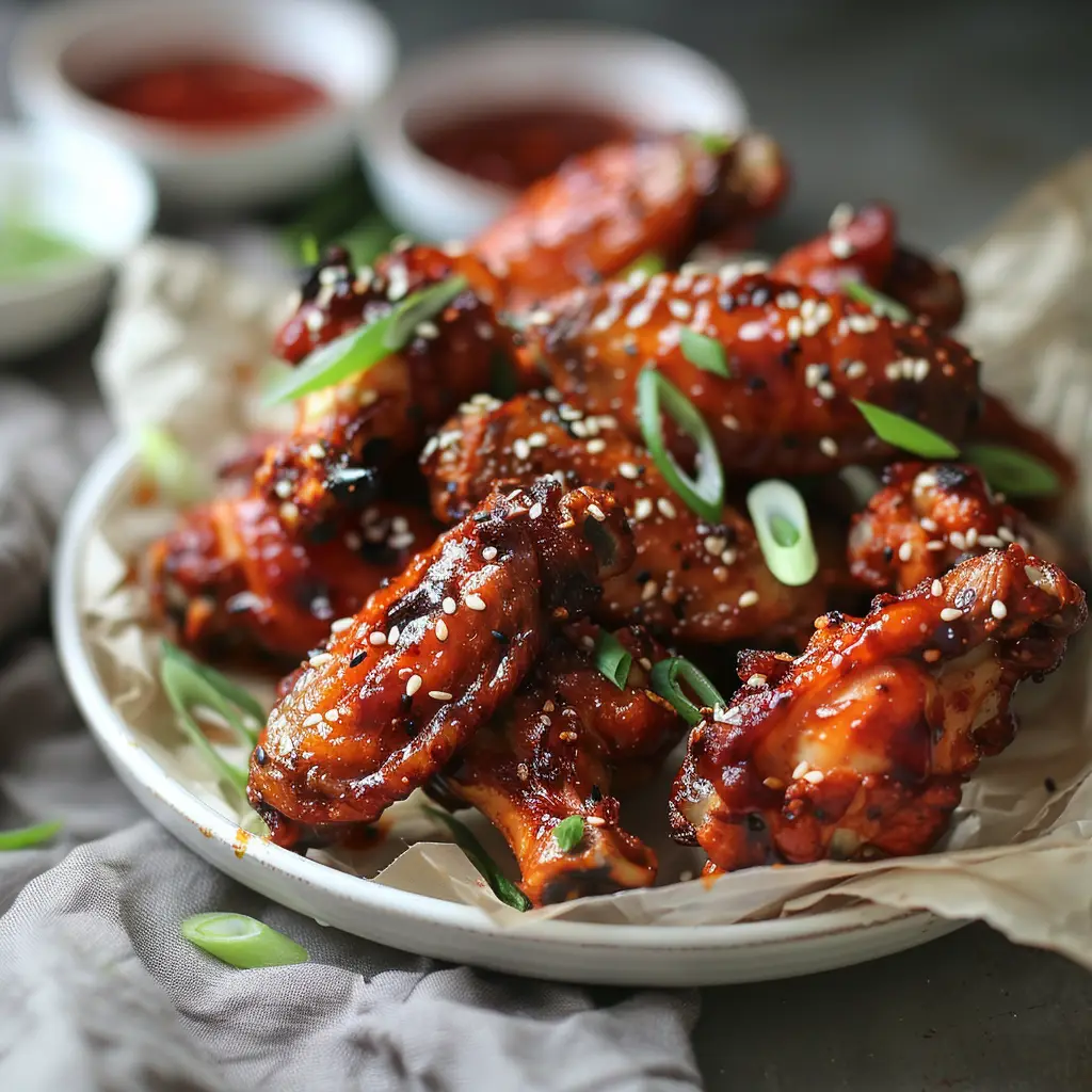 Korean Sweet and Spicy Gochujang Wings Recipe