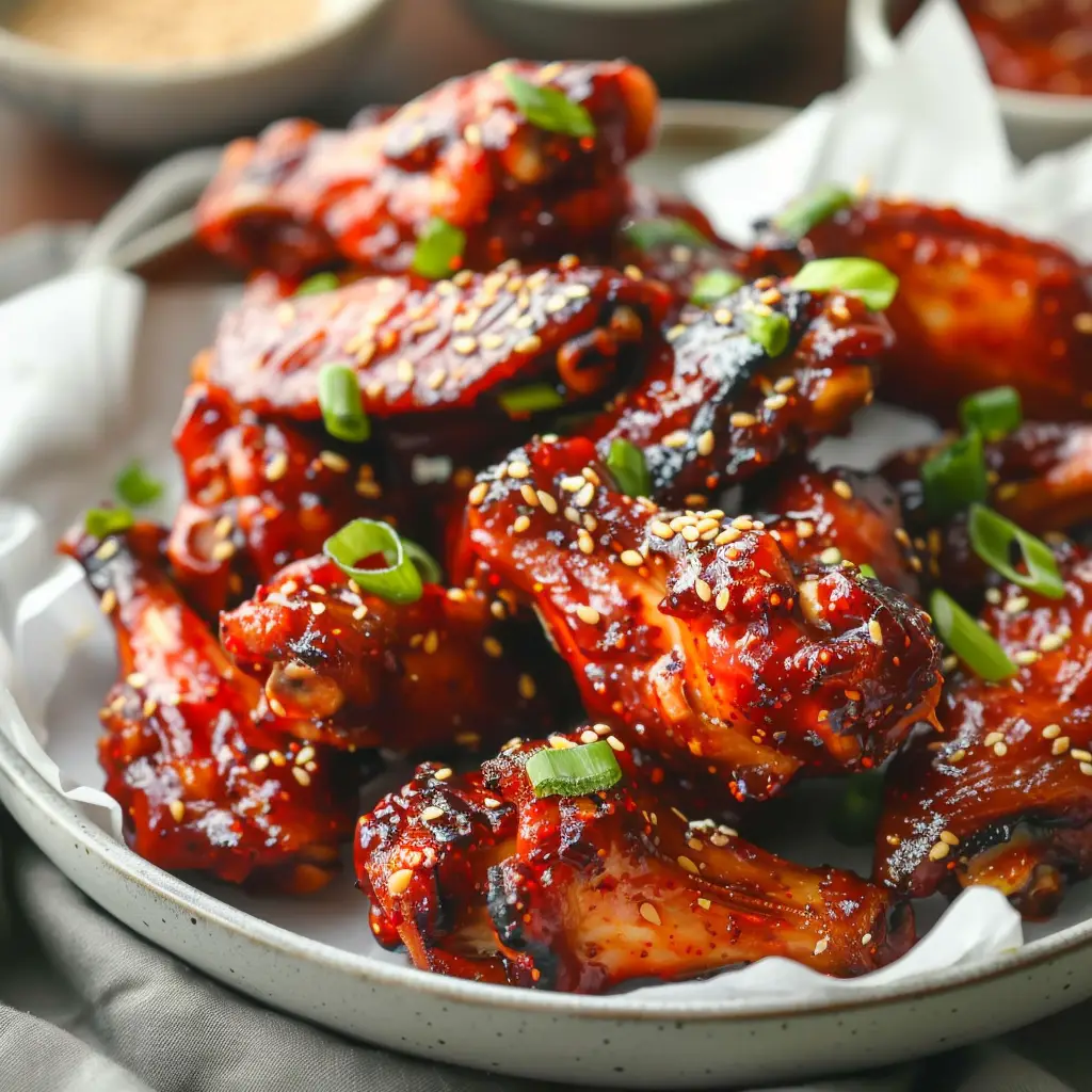 Korean Sweet and Spicy Gochujang Wings Recipe
