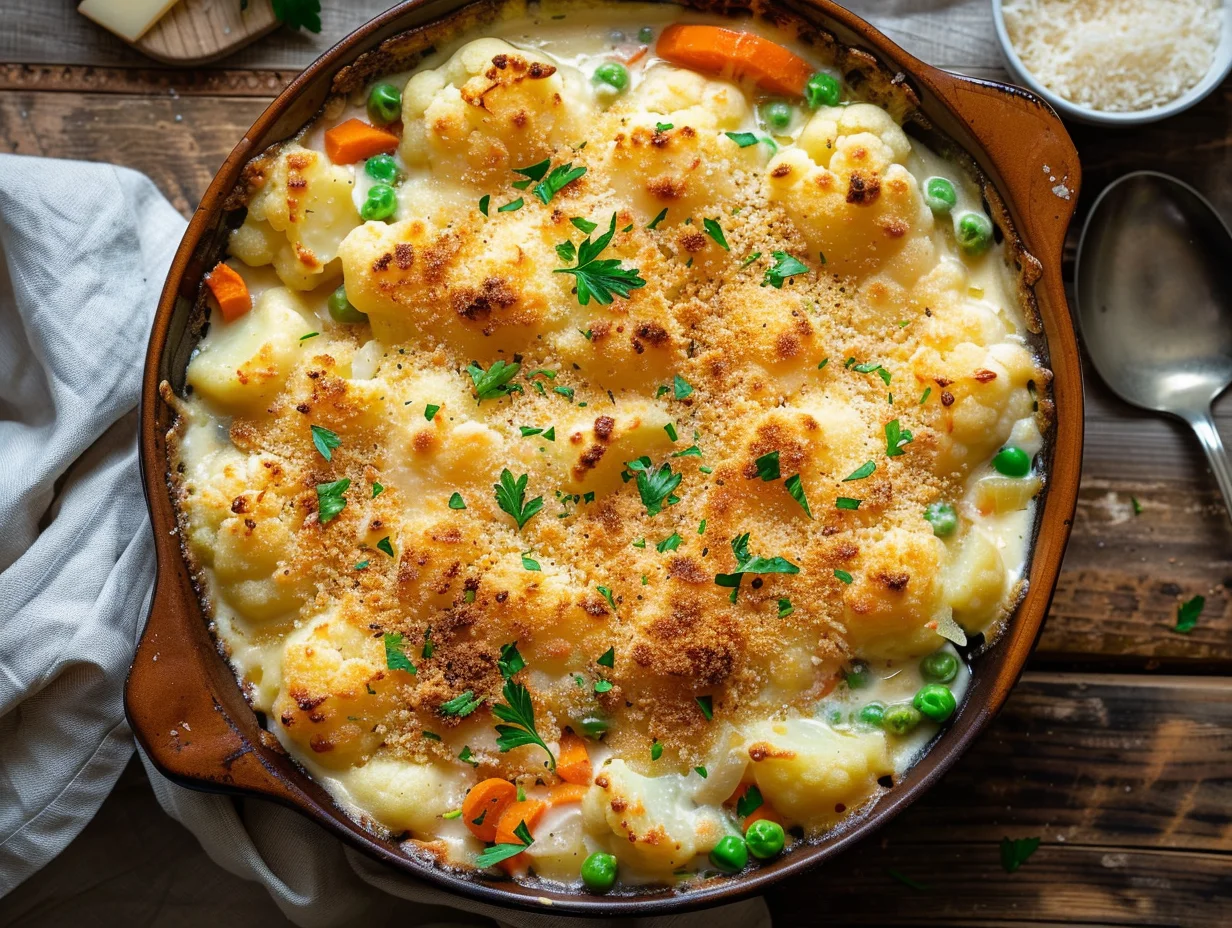 Cheesy Vegetable Au Gratin – Step by Step Recipe